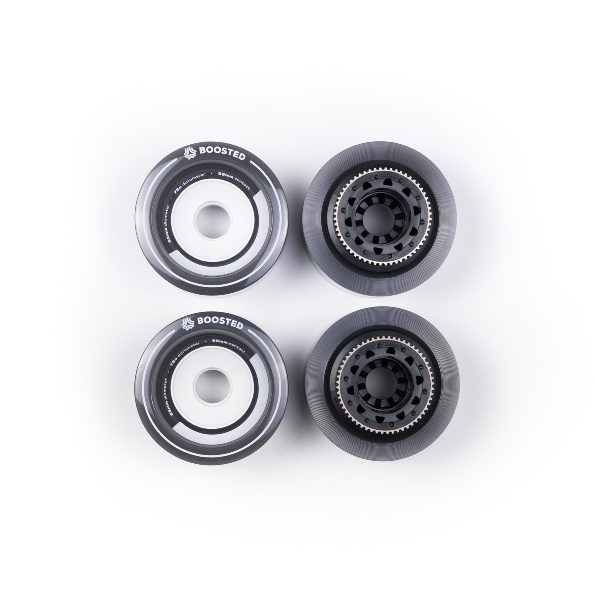 Boosted Stealth full wheels (set of 4)