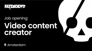 Job opening: Video content creator Fatdaddy grows super fast and that's why we're looking for an experienced video specialist who loves to create.