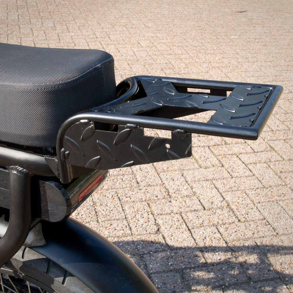 Rear carrier Knaap Bikes Pimp up your Knaap Bike and easily take along extra gear with the rear carrier specially made for the Knaap Bike Black and Knaap Bike Space Grey.