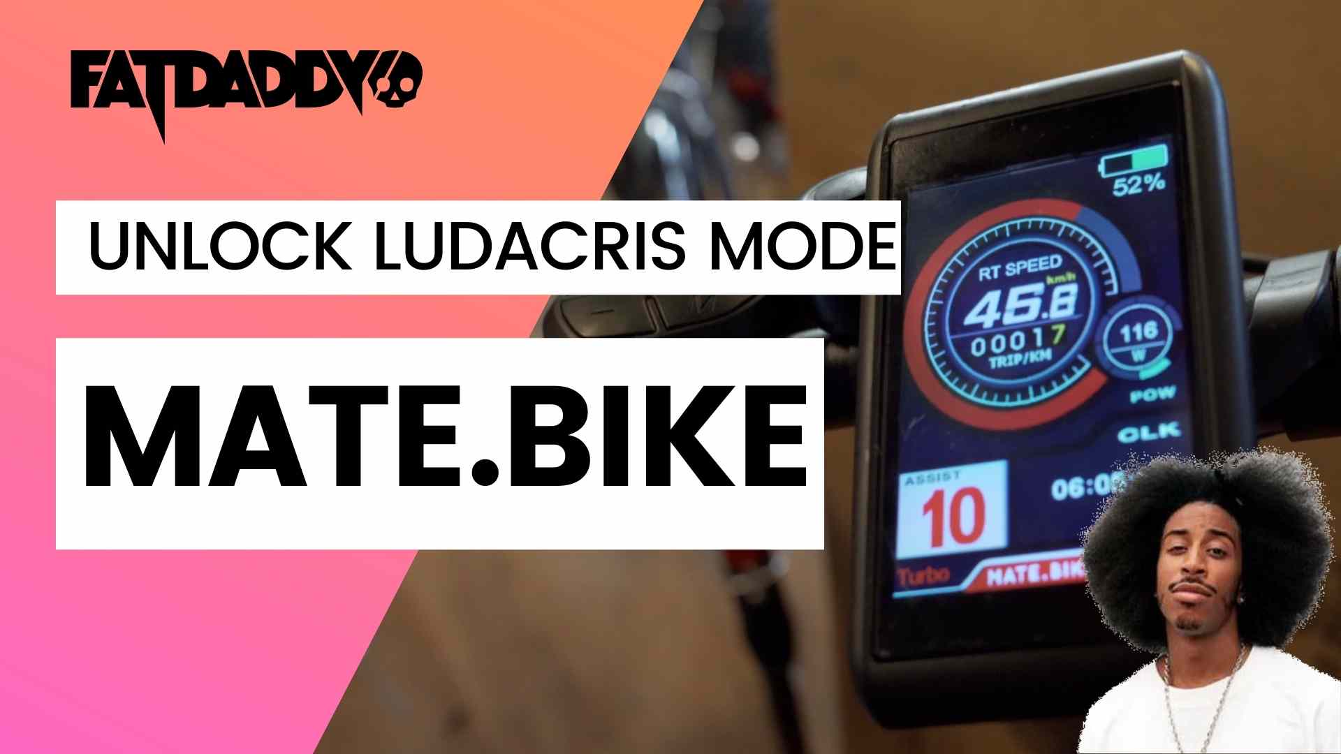 Unlock your Mate X for maximum speed The Mate X comes in 2 variation the 250W engine (up to 25km/h) and the 750W version (up to 52km/h, but offroad only). In the video below we will show you how to unlock your Mate X, this video is made on the Mate X with a 750W bafang engine.