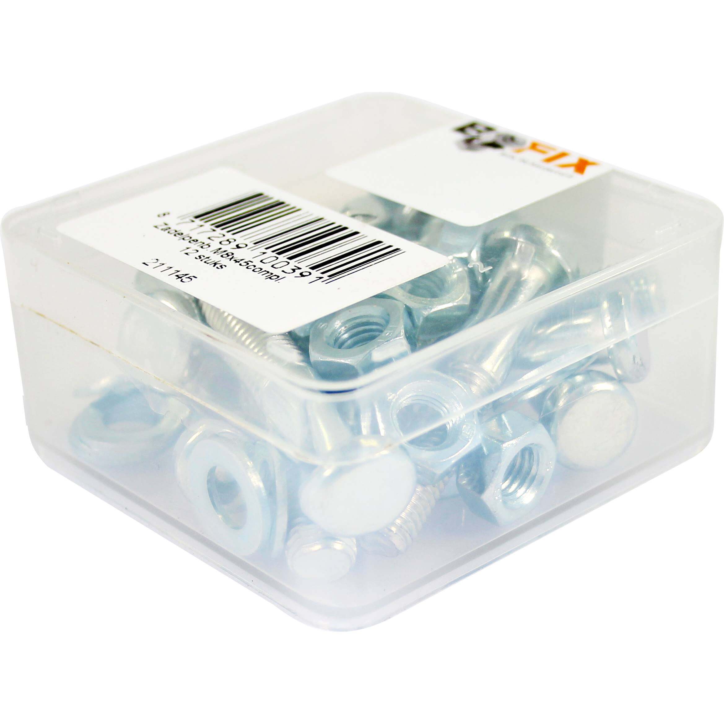 Bofix Box Seatpost Bolt M8x45 Complete (12 Pieces)