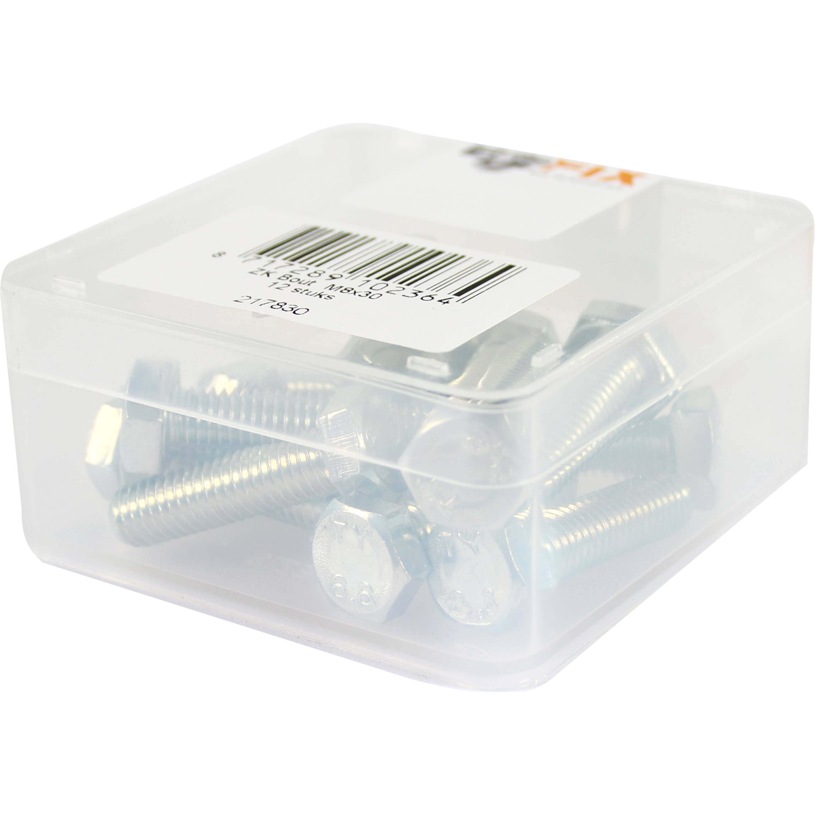 Bofix Box Bolt Hex Head M8x30 (12 Pieces)