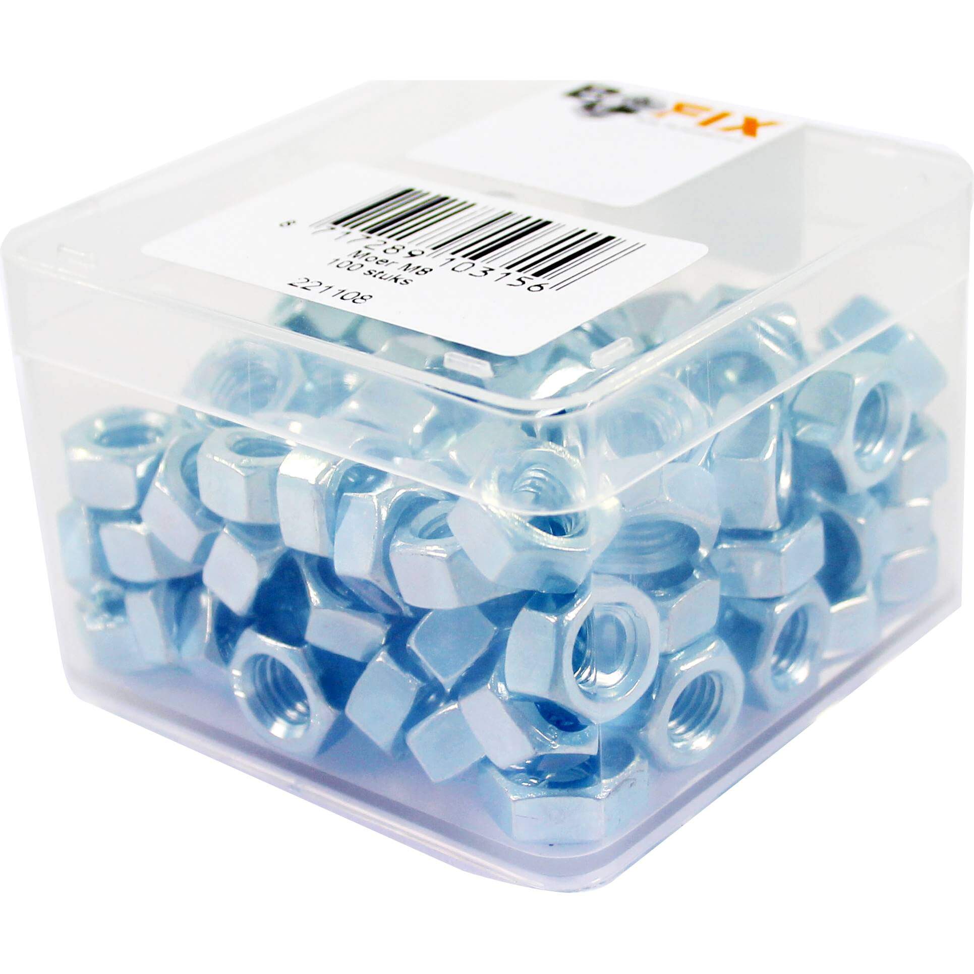 Bofix Box Nut M8 (100 Pieces)
