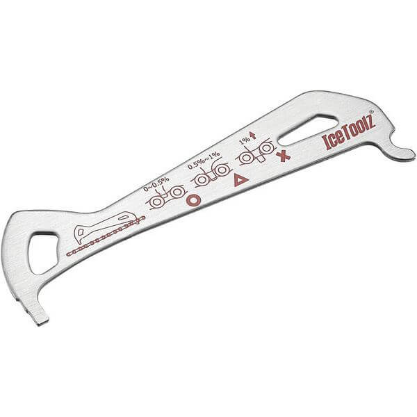IceToolz Chain Wear Gauge Stainless Steel