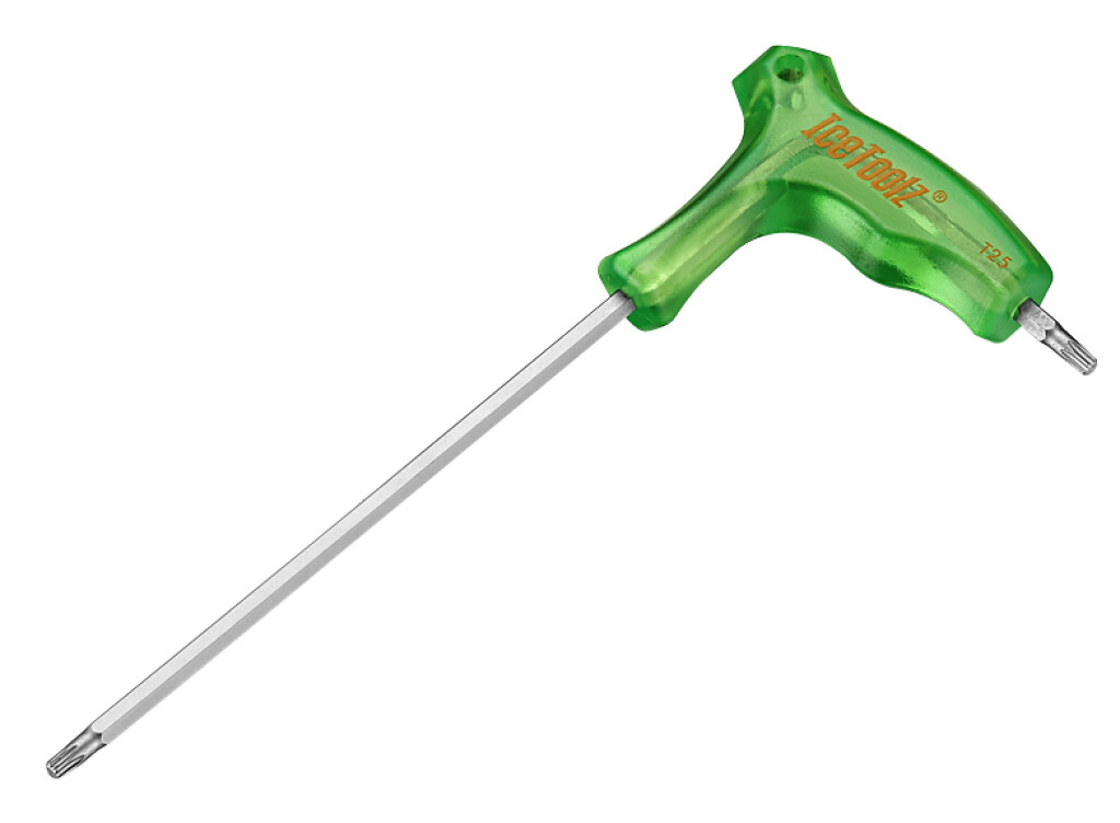 IceToolz Twinhead Spoke Wrench with Handle T25 IceToolz Twinhead Spoke Wrench with Handle T25