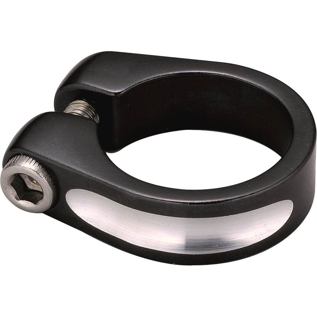 Union Seatpost Clamp 28.6mm Aluminum Black