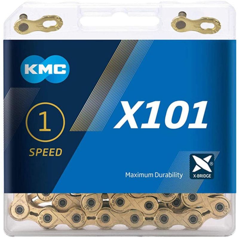 KMC Chain X101 1/8 Gold 112s