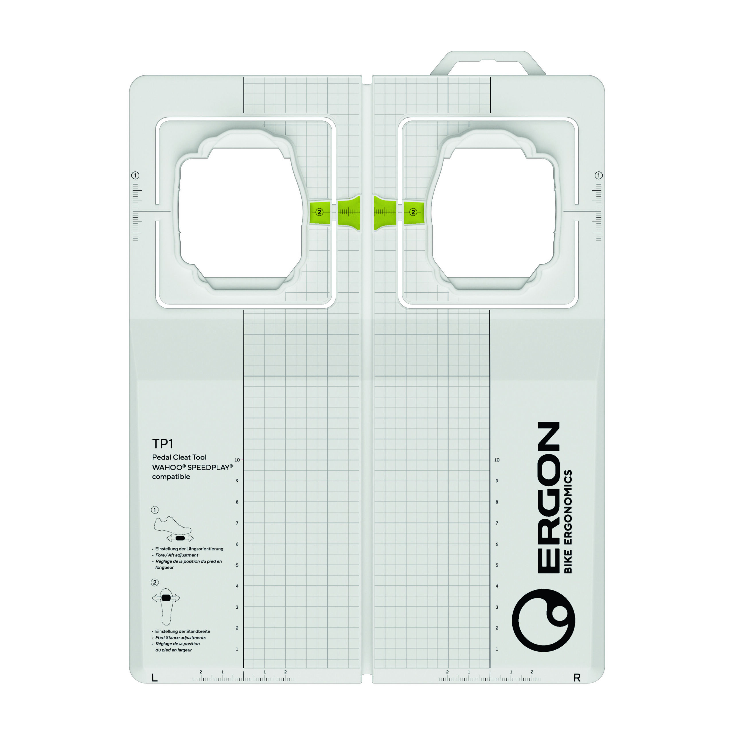 Ergon Adjustment Template TP1 Wahoo Speedplay