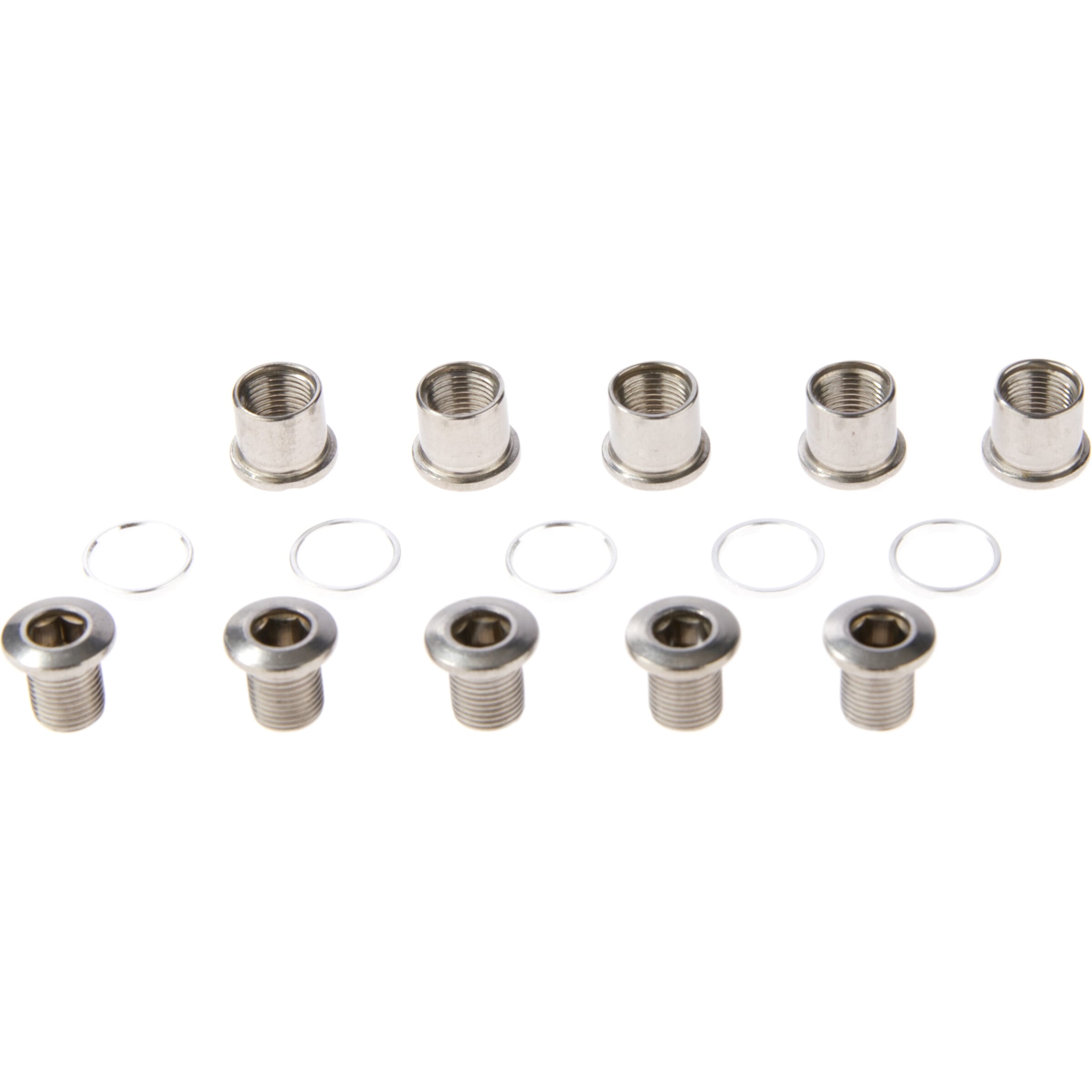 Miranda Chain Leaf Bolt Nut Washer Stainless Steel L 10mm (5)