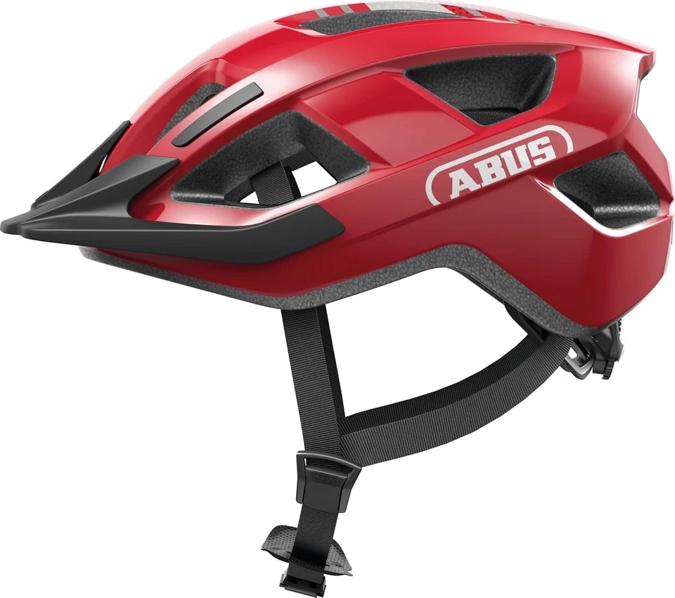 Abus Helmet Aduro 3.0 LED Blaze Red L 58-62cm