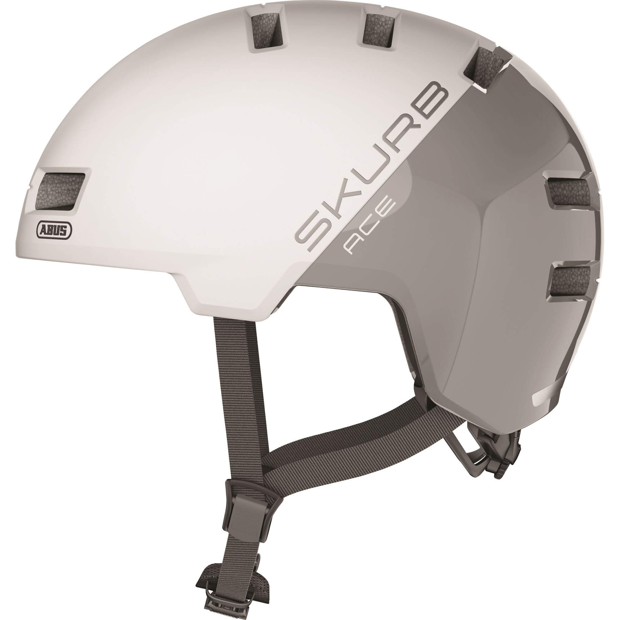 Abus Helmet Skurb ACE Silver White M 55-59cm Abus Helmet Skurb ACE Silver White M 55-59cm