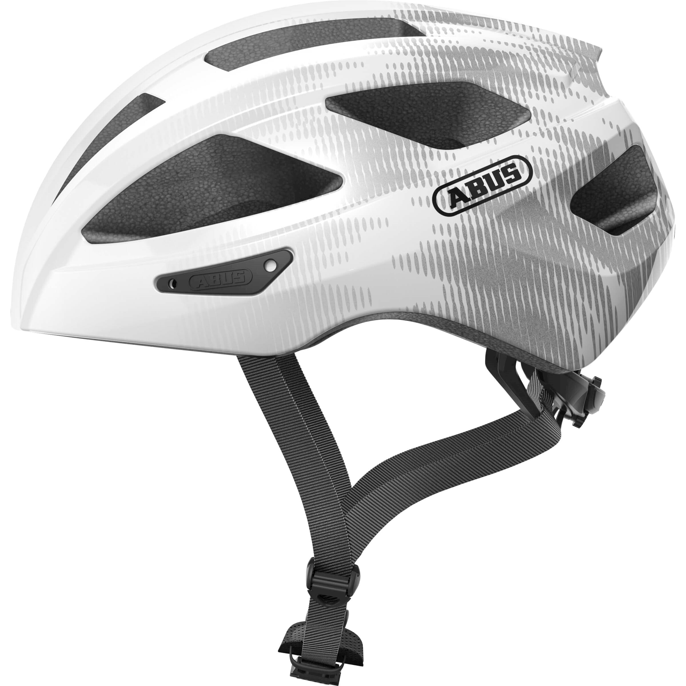 Abus Helmet Macator White Silver M 52-58cm Abus Helmet Macator White Silver M 52-58cm