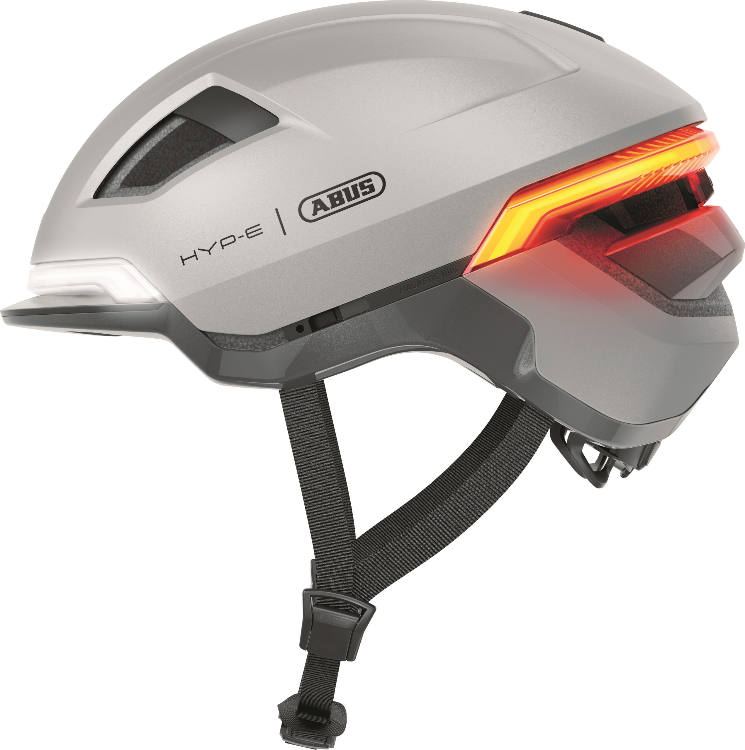Abus Smart Helmet Hyp-E Gleam Silver S 51-55cm