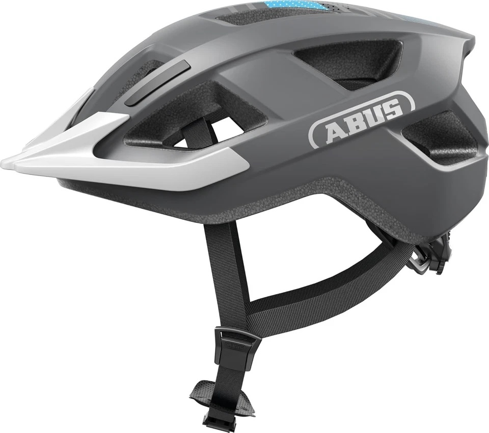 Abus Helmet Aduro 3.0 LED Race Grey M 52-58cm