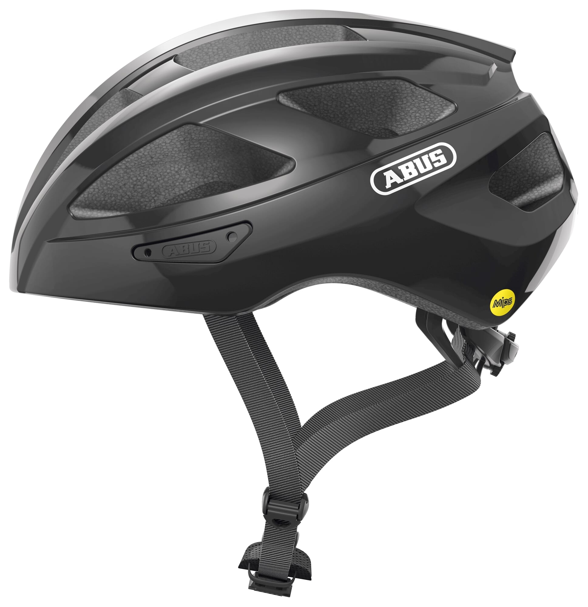 Abus Helmet Macator MIPS Shiny Black L 58-62cm Abus Helmet Macator MIPS Shiny Black L 58-62cm