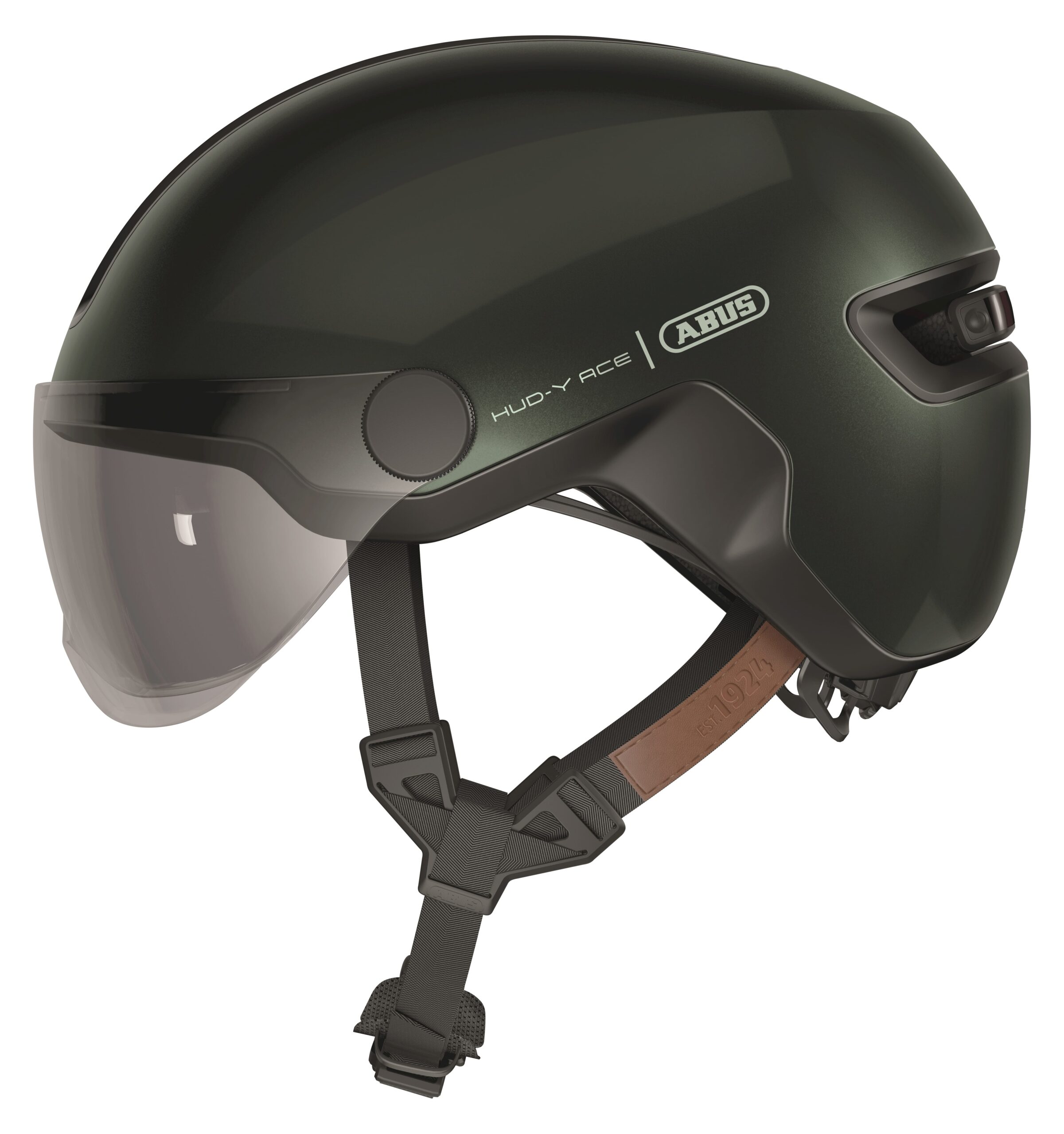 Abus Helmet Hud-Y Ace Moss Green S 51-55cm Abus Helmet Hud-Y Ace Moss Green S 51-55cm