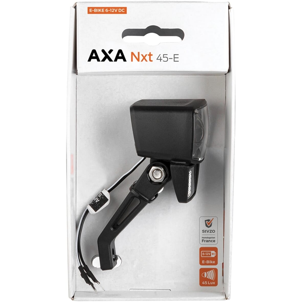 Axa Headlight NXT45 E-Bike 6-12V 45 Lux