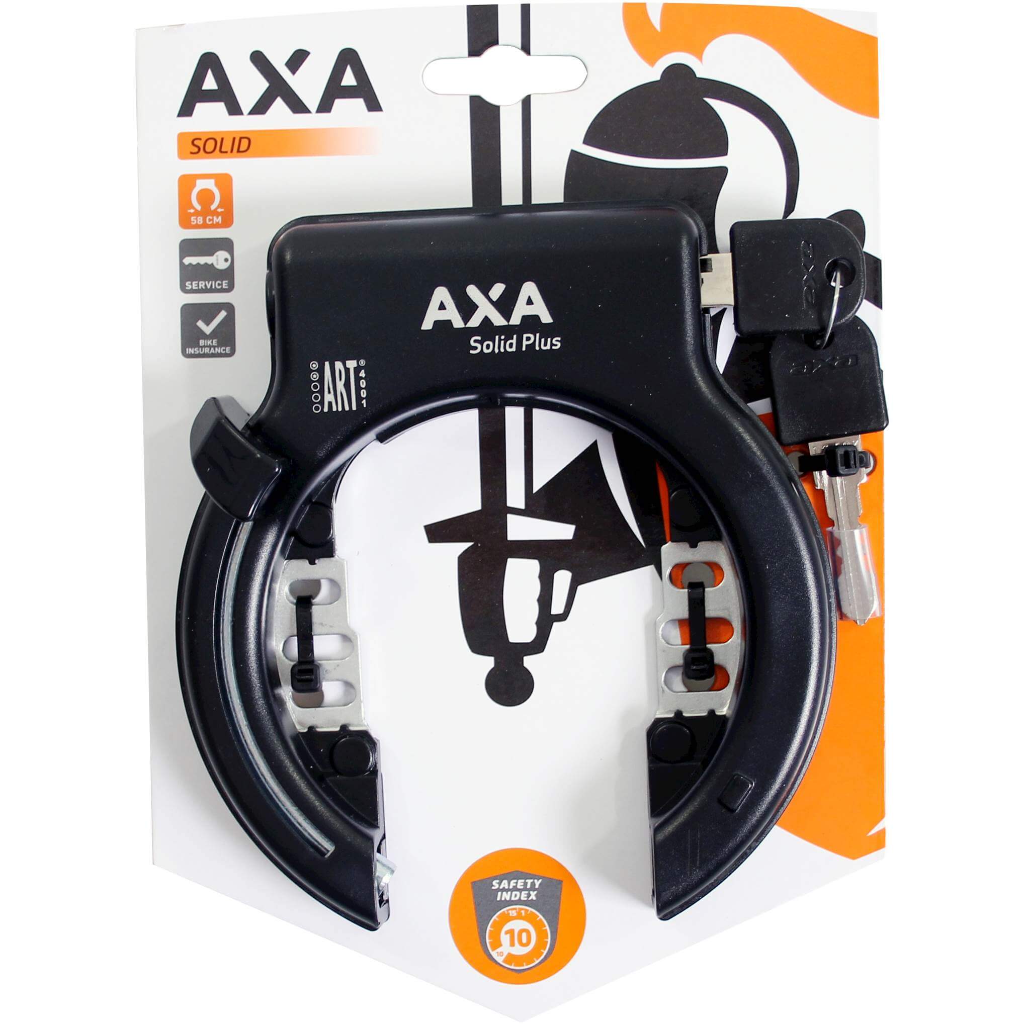 Axa Ring Lock Solid Plus Black