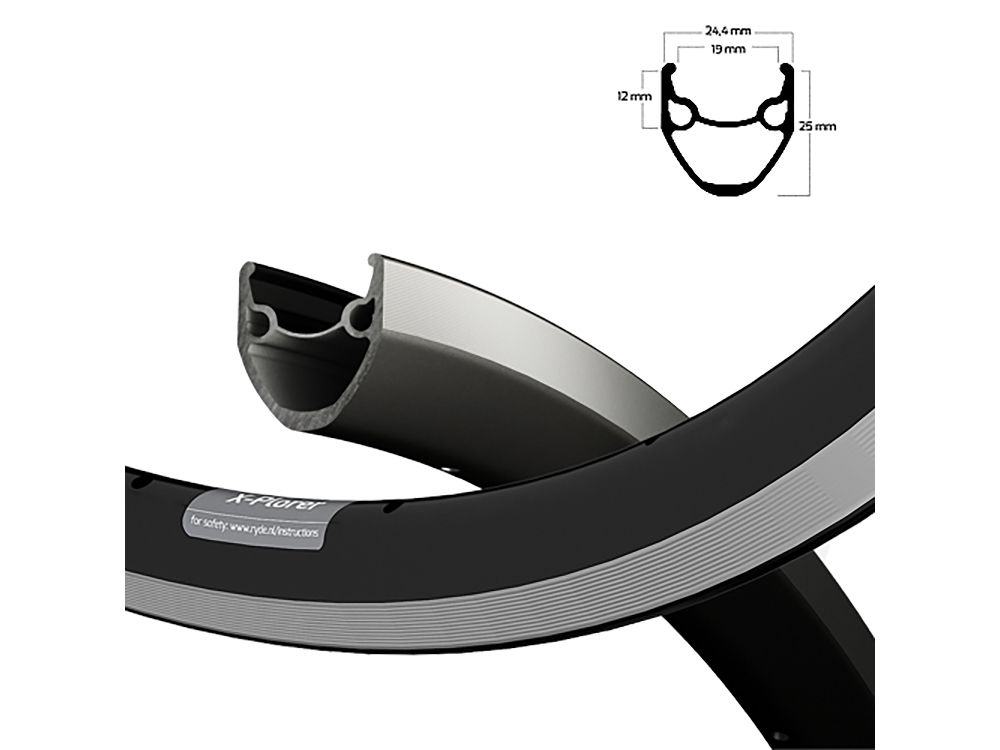 Ryde Rim 20x1.75 X-Plorer Black CNC 36/14