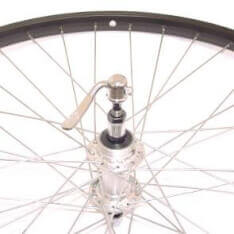 Roland Rear Wheel 28 Dropout Freewheel Alu AS26 Black Zinc Spokes