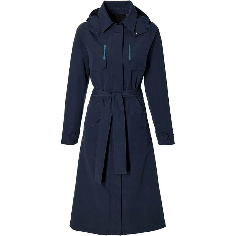 Basil Trenchcoat Mosse Women Night Blue L