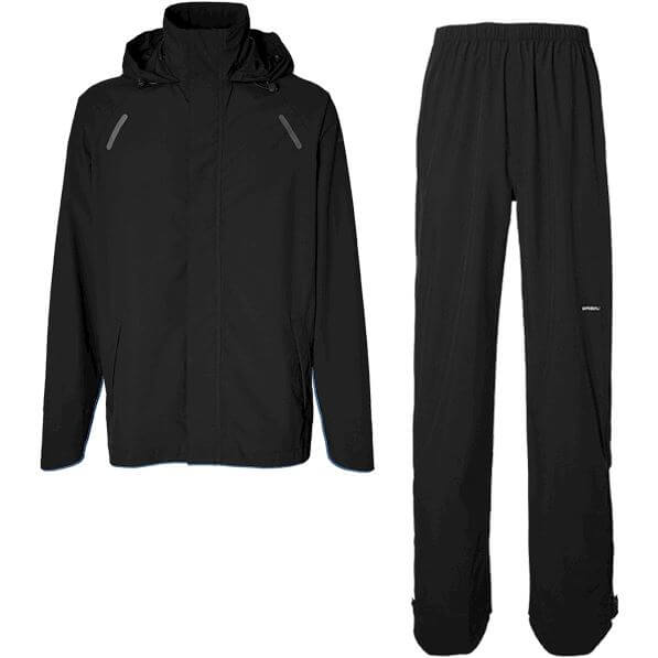 Basil Raincoat Hoga Unisex Jet Black XXXL