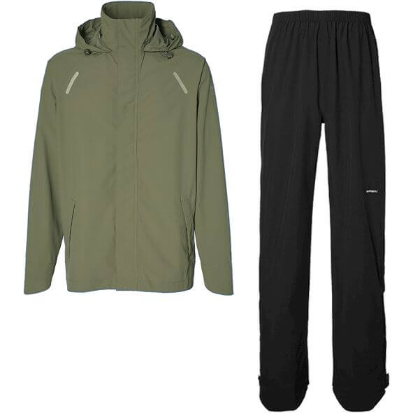 Basil Rain Suit Hoga Unisex Olive Green XXXL