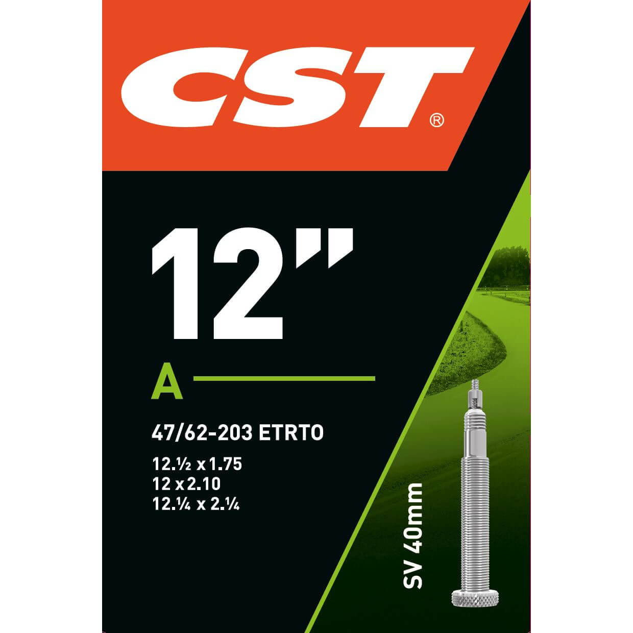 CST BNB 12 1/2 x 1.75 - 2 1/4 FV 40mm CST BNB 12 1/2 x 1.75 - 2 1/4 FV 40mm