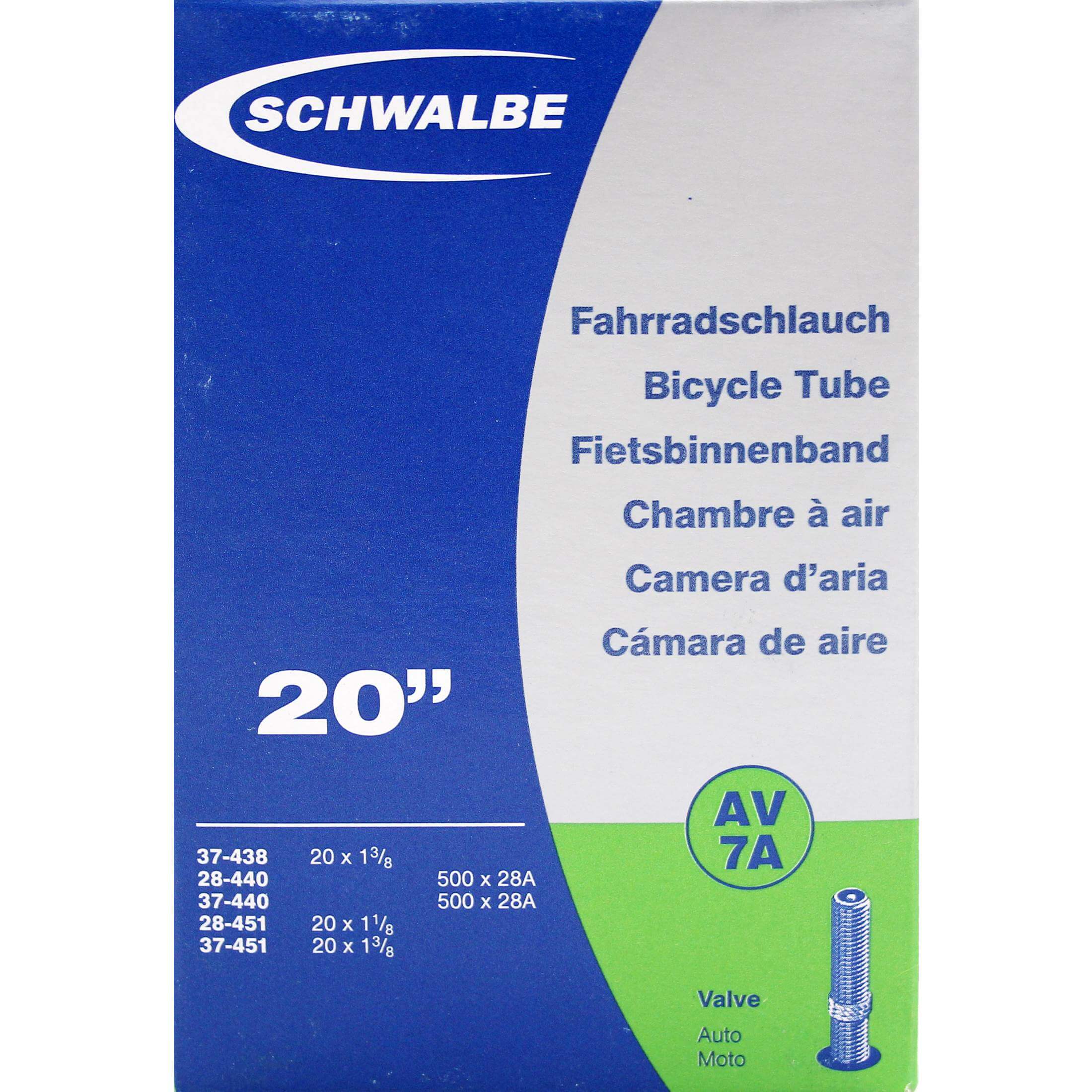 Schwalbe BNB AV7A 20 x 1 3/8 AV 40mm