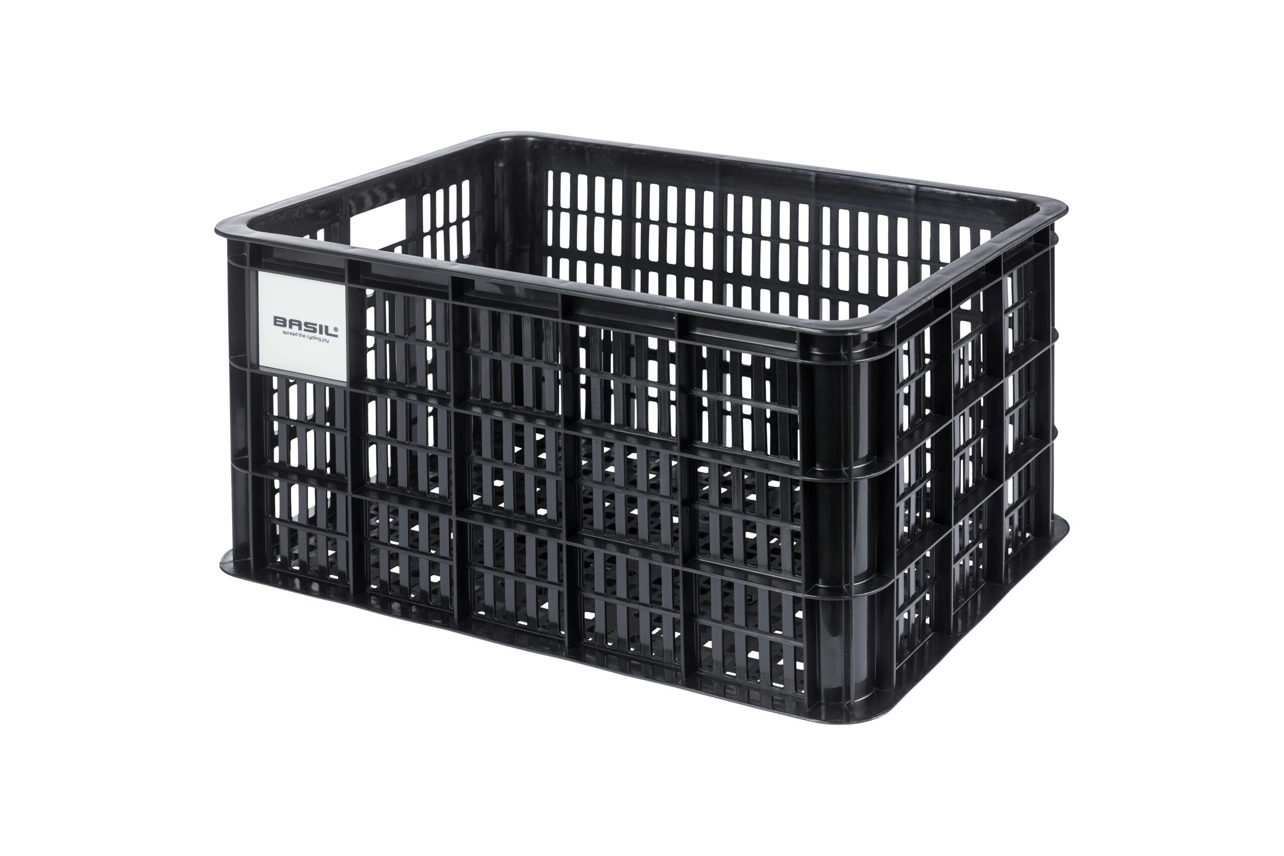 Basil Bike Crate L MIK 40L Recycled Black