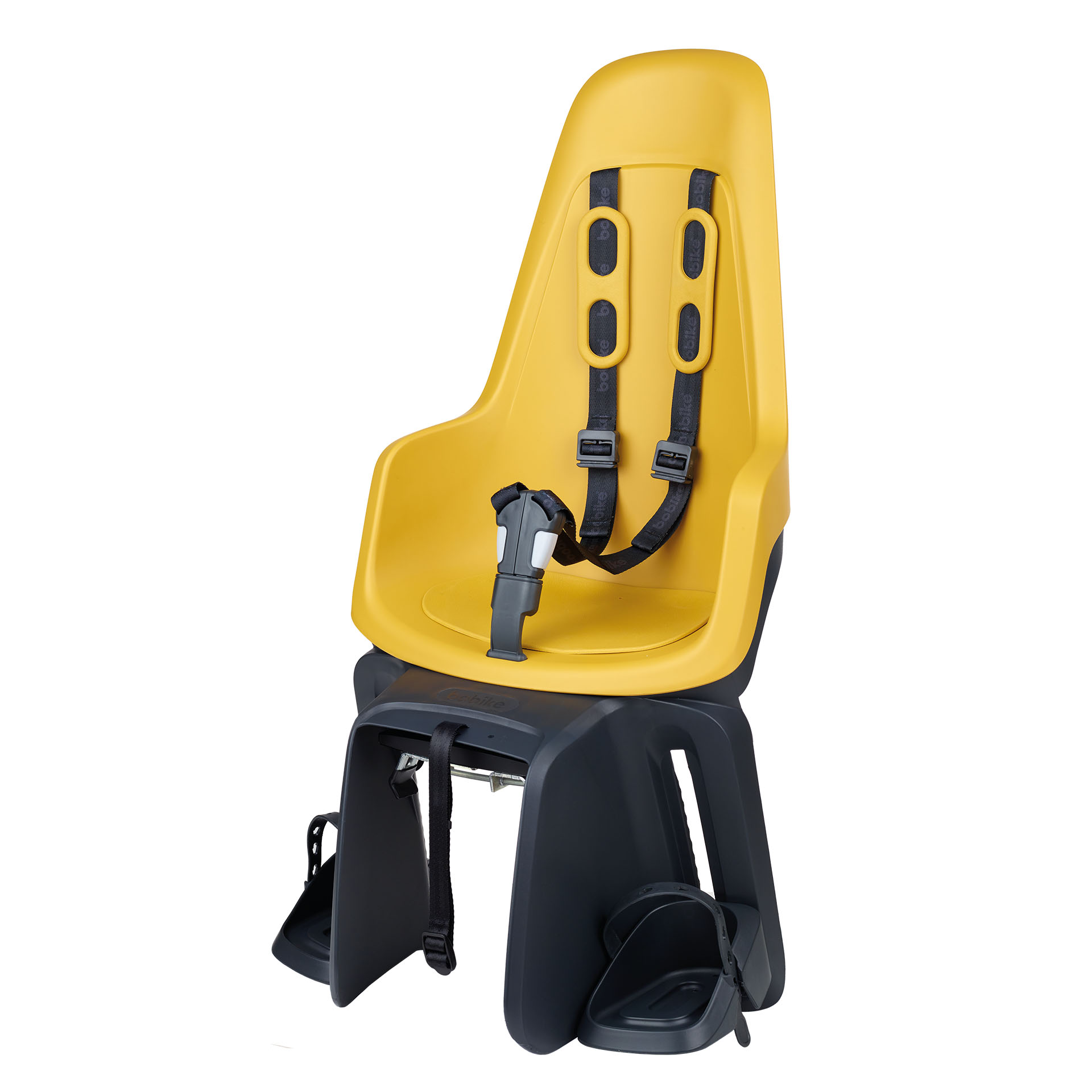 Bobike Rear Seat One Maxi Carrier Mount Mighty Mustard