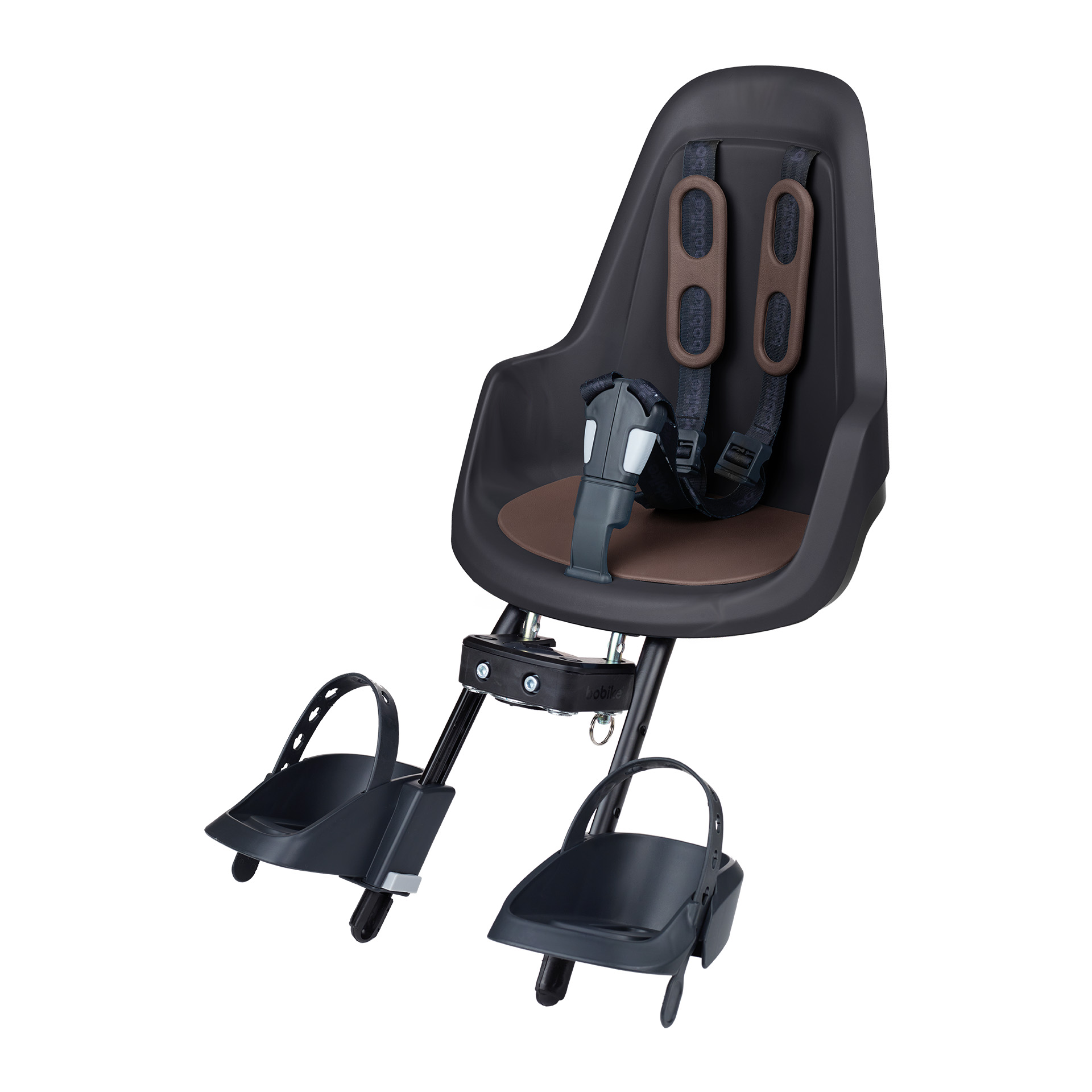 Bobike Front Seat One Mini Eco Black Brown Bobike Front Seat One Mini Eco Black Brown