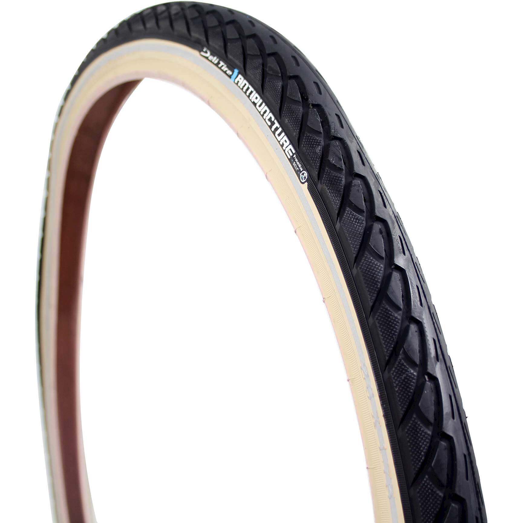 Deli Tire Btb SA-206 26 x 1.75 Black With Cream Reflective