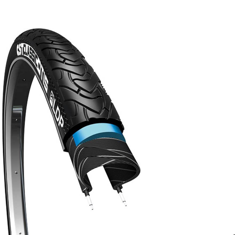 CST Btb Otis 28 x 1 1/4 Black Reflective