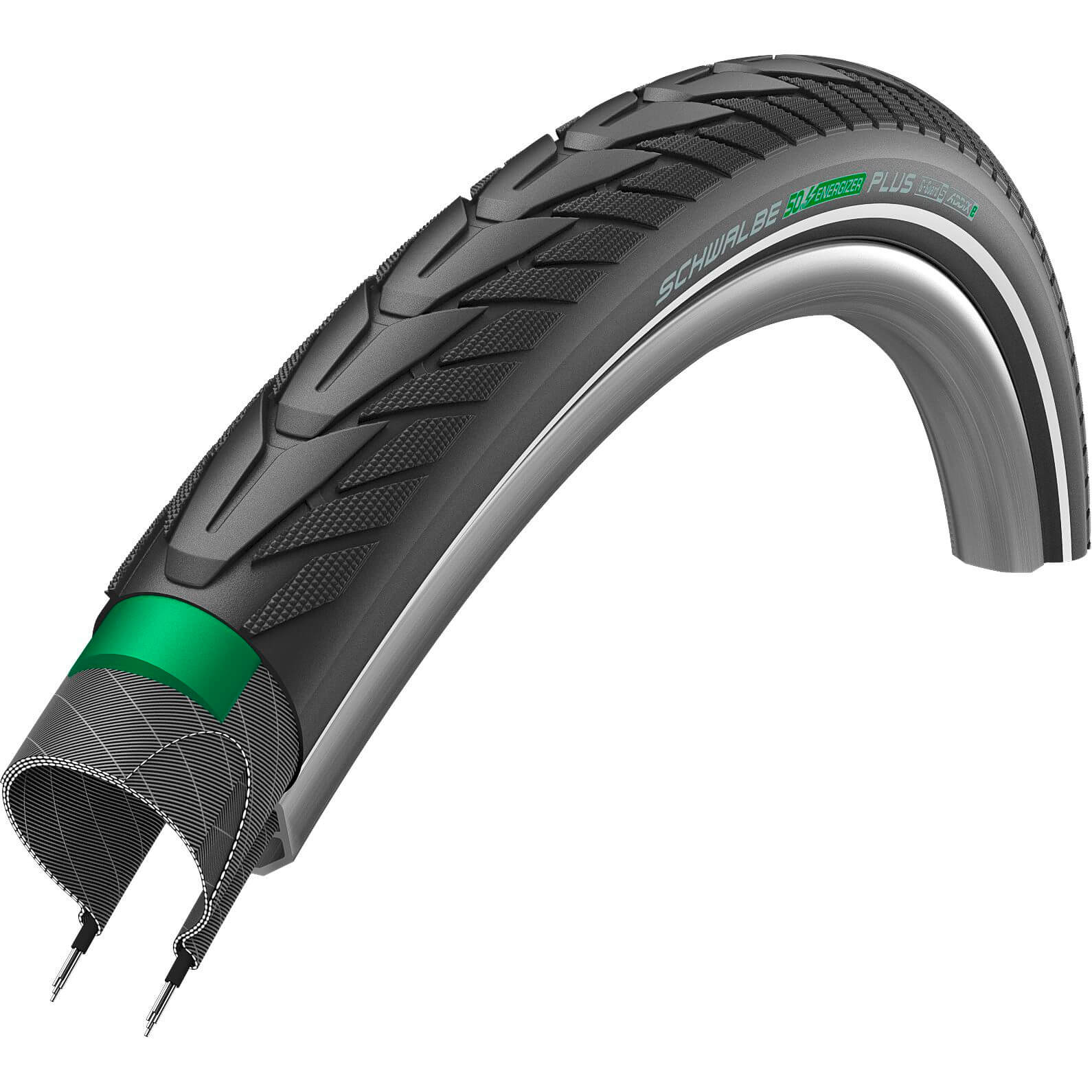 Schwalbe Btb Energizer Plus 26 x 1.75 Black Reflective