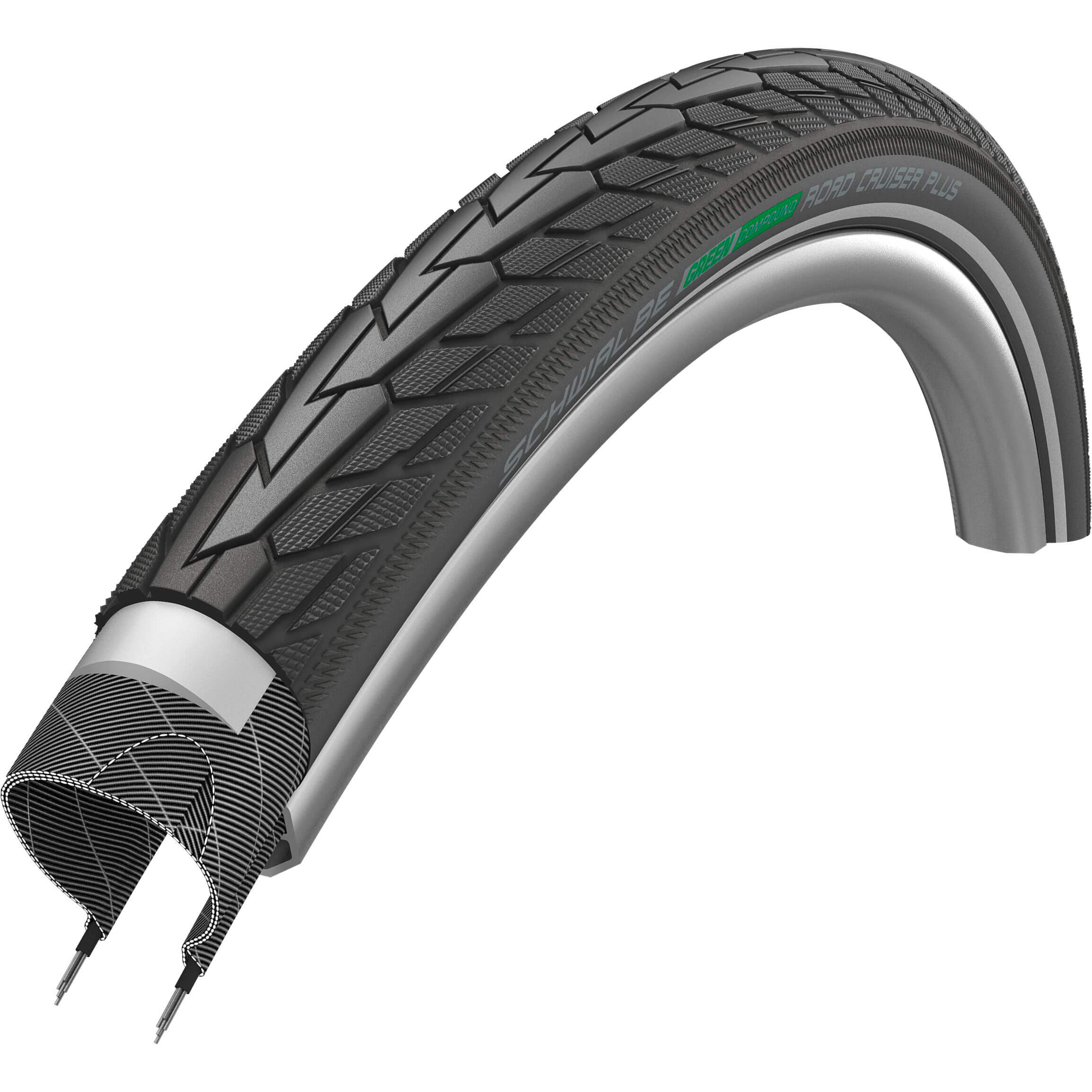 Schwalbe Btb Road Cruiser Plus 26 x 1.75 Black Reflective Schwalbe Btb Road Cruiser Plus 26 x 1.75 Black Reflective
