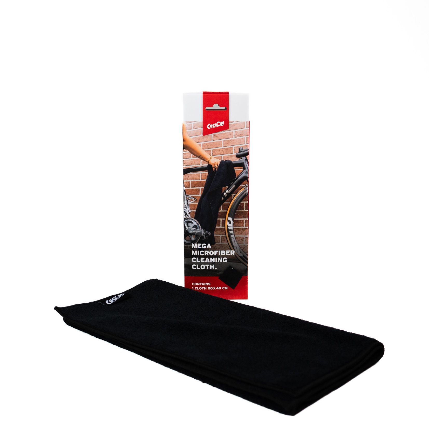 CyclOn Microfiber Mega Cleaning Cloth 80x40cm Black