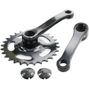 Crankset 28T 102 Black