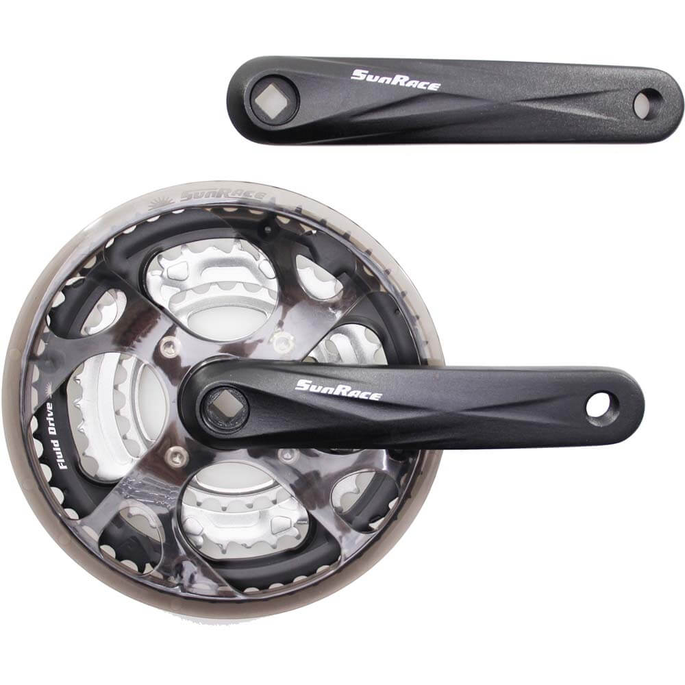 Sunrace Crankset M300 48/38/28 Black Sunrace Crankset M300 48/38/28 Black
