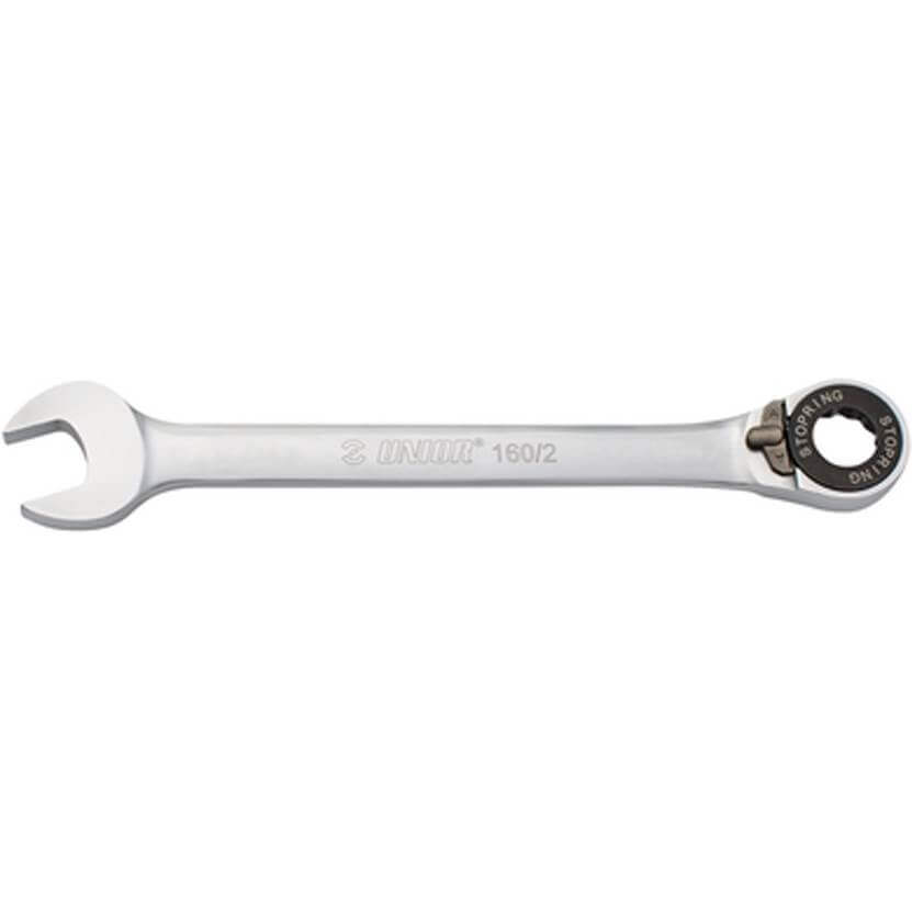 Unior Open End/Ring Ratchet Wrench 19