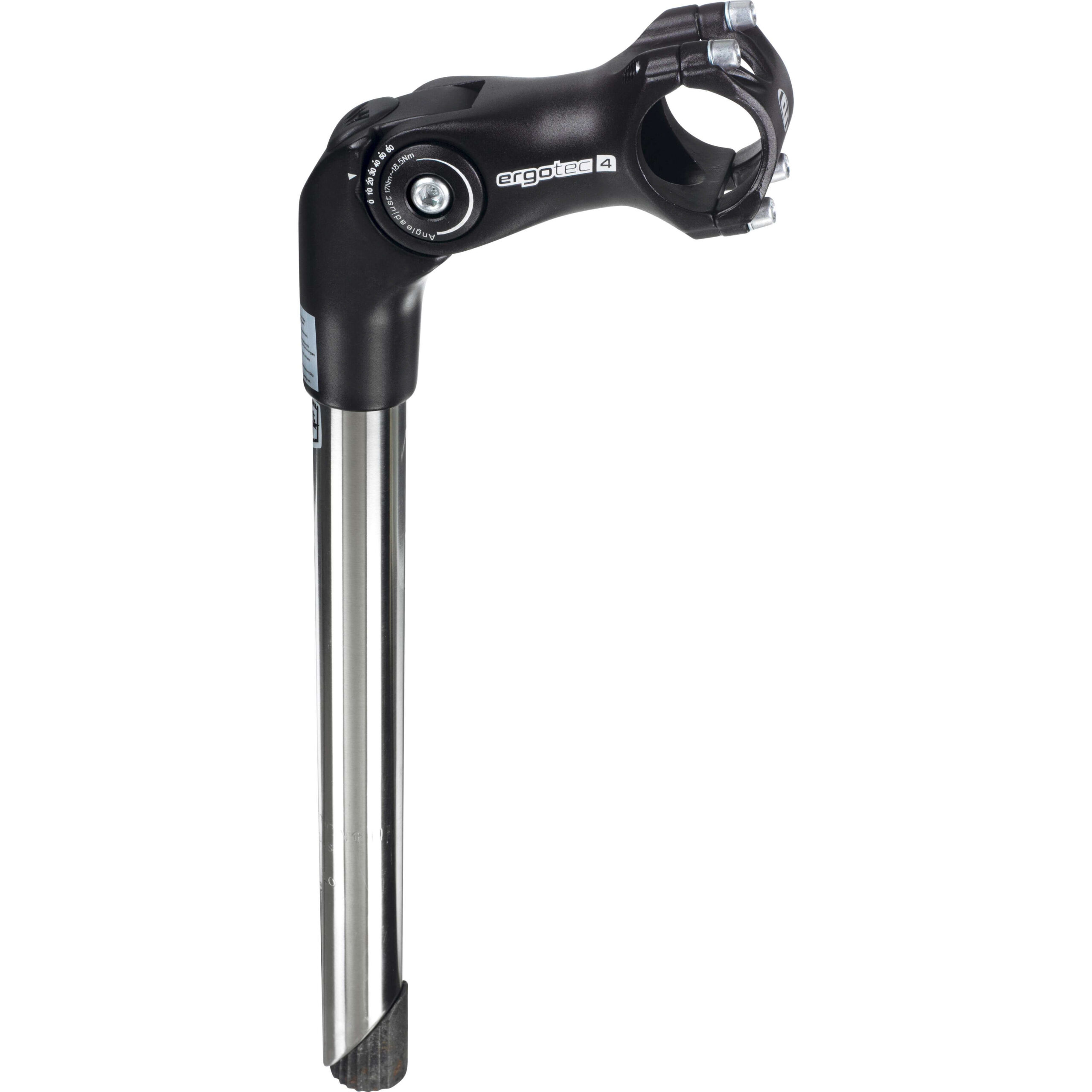 Ergotec Stem Octopus2 25.4/31.8/110 Stainless Steel/Black Sand Ergotec Stem Octopus2 25.4/31.8/110 Stainless Steel/Black Sand