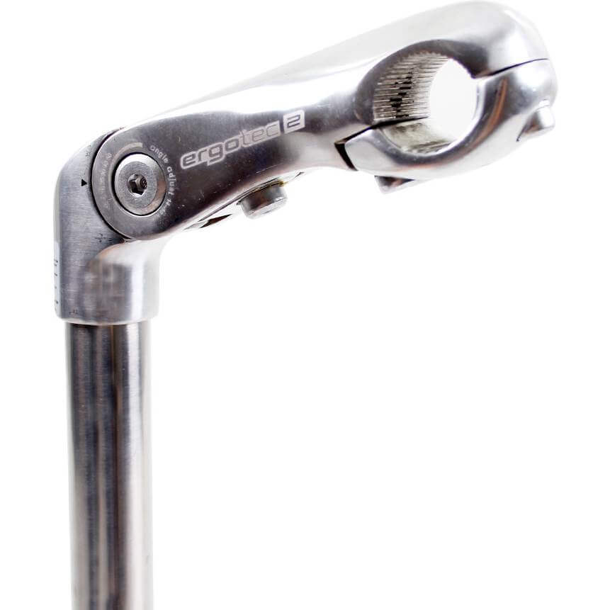 Ergotec Stem Kobra Vario Tube 25.4/110 Stainless Steel/Silver Ergotec Stem Kobra Vario Tube 25.4/110 Stainless Steel/Silver