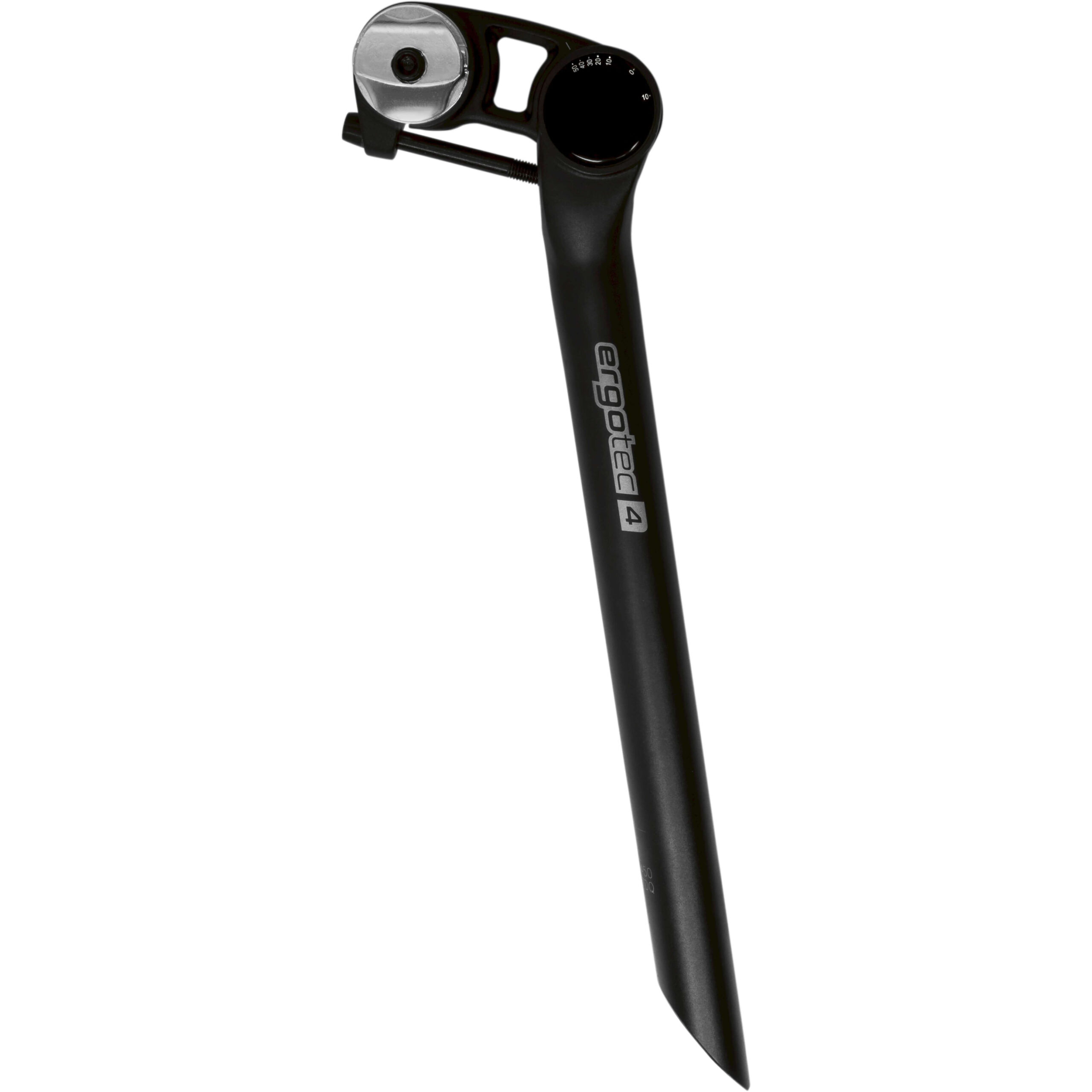 Ergotec Seatpost Futura 27.2 Offset Adjustable Black Sand
