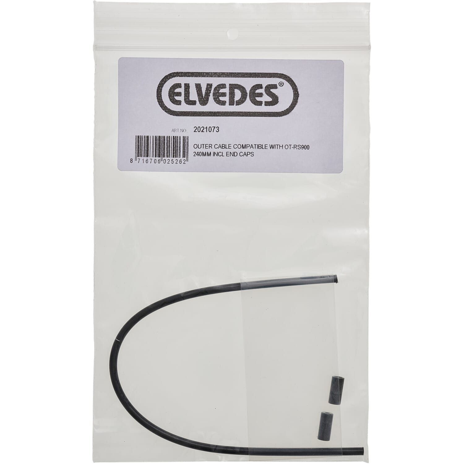 Elvedes Shift Outer Cable 240mm Incl 2 Ferrules Superflex