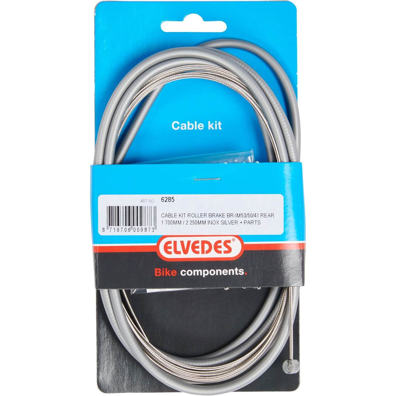 Elvedes Rear Brake Cable Rollerbrake BR-IM41/50/53 Silver