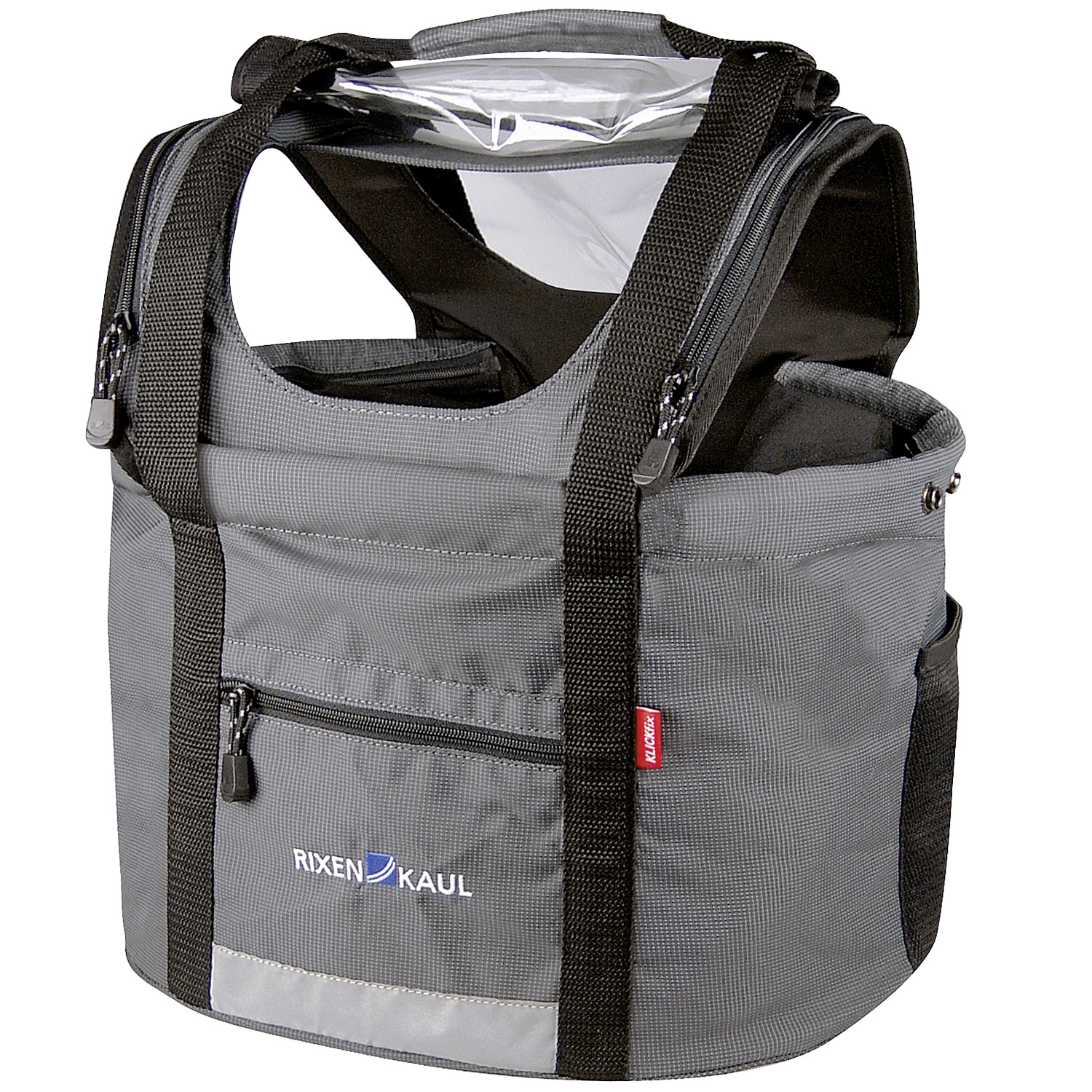 Klickfix Handlebar Bag Doggy 24L Grey