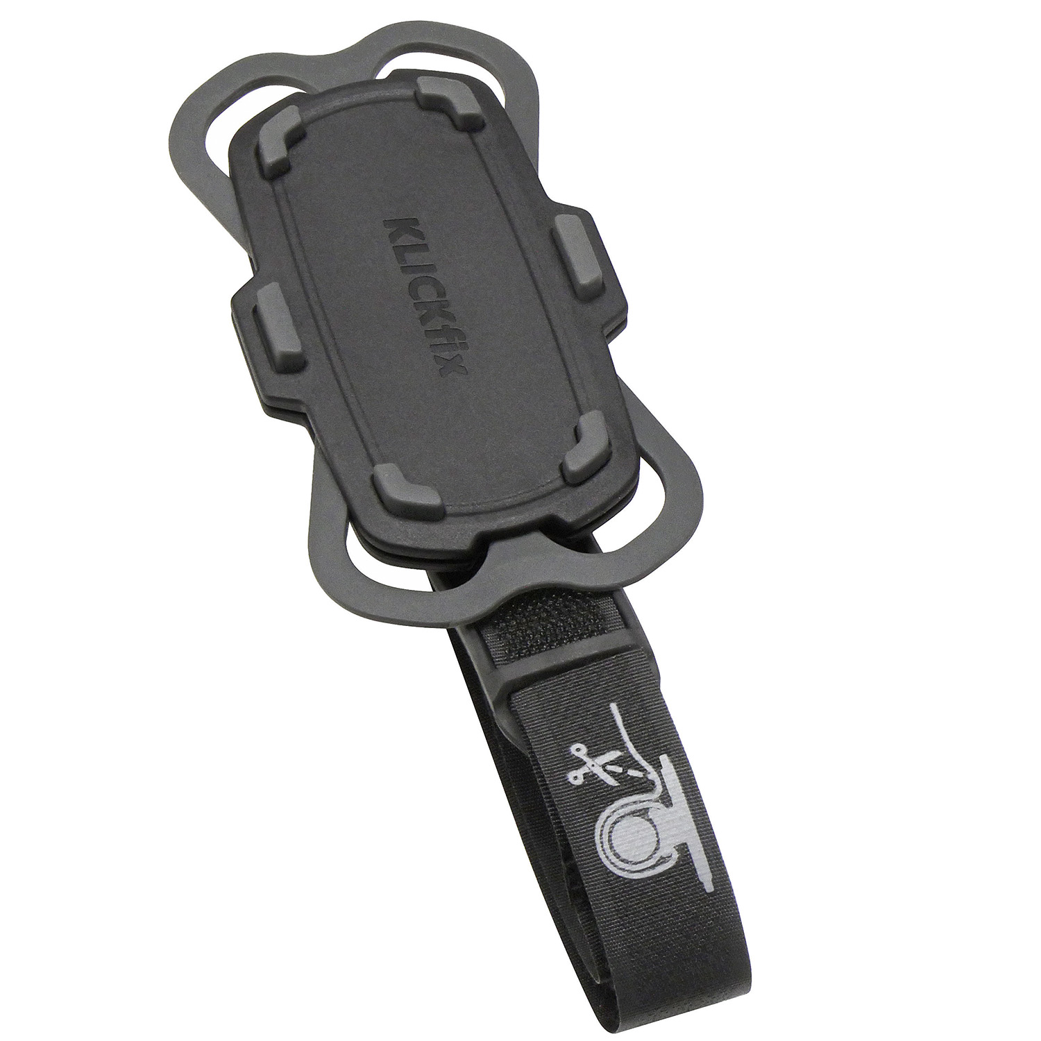 Klickfix Phonepad With Quad Mini Adapter 11x6x3.8cm Black