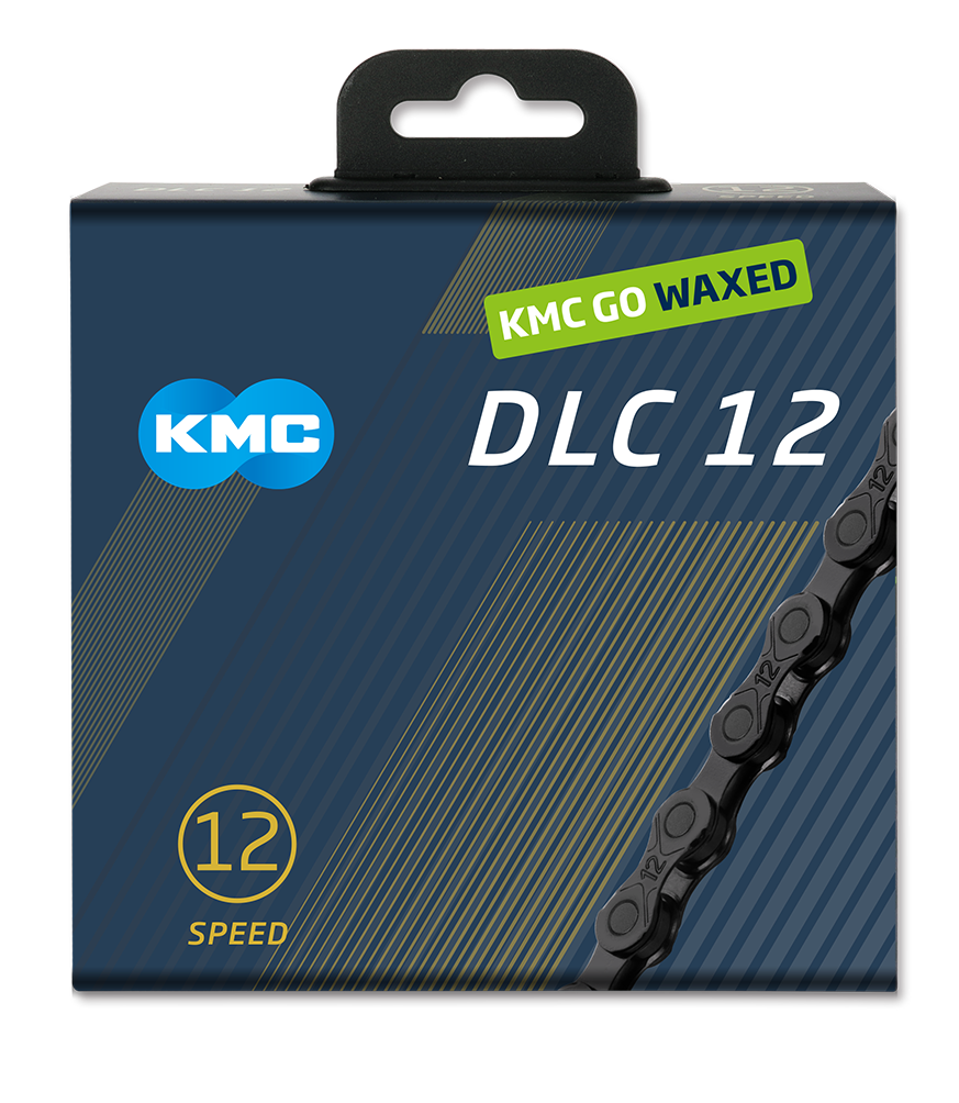 KMC Chain DLC12 Black 126s Waxed
