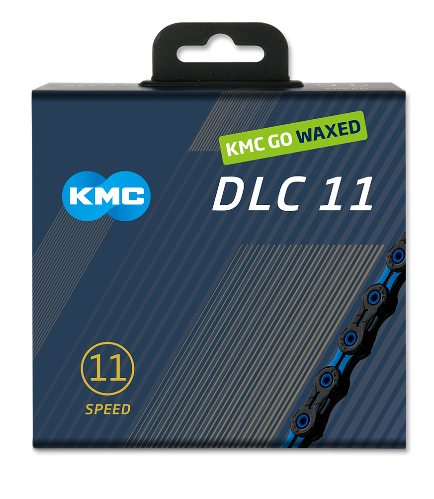 KMC Chain DLC11 Black/Blue 118s Waxed