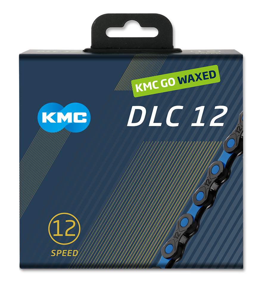 KMC Chain DLC12 Black/Blue 126s Waxed